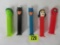 Lot of (5) Vintage Superhero Pez Dispensers Inc. Hulk, Batman, Spiderman, Wonder Woman