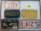 Case Lot of Vintage License Plates Inc. Motorcycle Plates