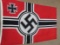 Scarce WWII Nazi Kreigsmarine (Navy) Battle Flag