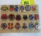 Grouping of (18) US Enameled Unit Crest Pins