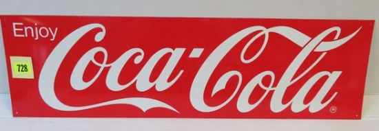 Enjoy Coca-Cola Coke Metal Advertising Sign