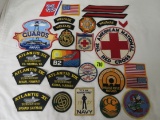 Mixed Lot of Patches Inc. Military, Red Cross, and More