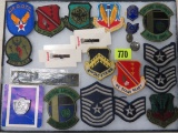 Lot of U.S. Air Force Pins and Patches