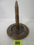 WWII 20mm Cannon Cartridge Ashtray and Lighter