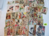 Large Lot of Antique Advertising Trade Cards