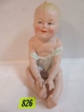 Antique German Porcelain Piano Baby