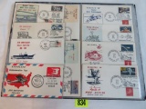 Lot of 1970s First Day Cover / Stamped Envelopes Inc. Lindbergh, Apollo 11 and Other Space related c