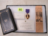 Original Purple Heart Medal and Ephemera Grouping from Named B-24 Pilot Killed in Action (8th Air Fo