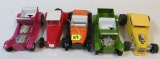 Lot of (5) Nylint Pressed Steel Roadster Vehicles