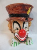 Vintage 1965 Relpo Clown Head Vase