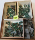 Massive Grouping of Vintage HO Scale Miniature Metal / Lead Soldiers and Artillery