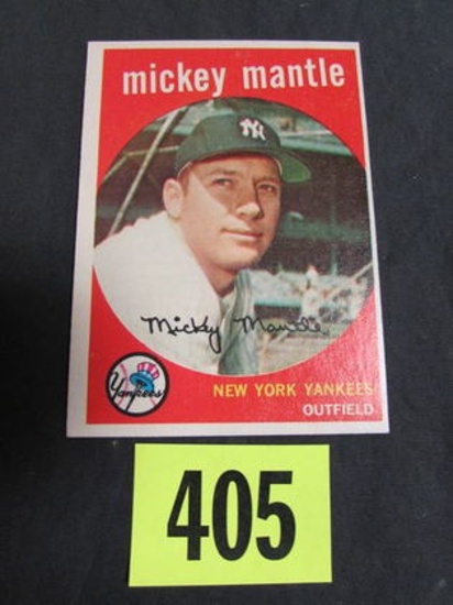 1959 Topps #10 Mickey Mantle