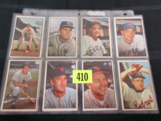 Lot (20) 1953 Bowman Color Baseball Cards