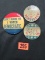 Political Party (2) Large Lenticular Buttons