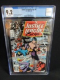 Justice League Europe #4 Cgc 9.2 Pin-up