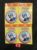 (4) 1987 Captain America Mini-comics