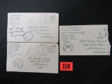 Wwii (3) Letters From A Usn Seabee