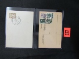 Wwii Group Of (2) Nazi Postal Covers