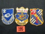 (2) Vintage Us Army Regimental Patches