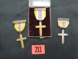 (3) 1960's Boy Scout/bsa Medals