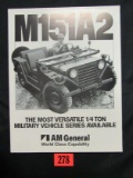 Jeep M151a2 Adverstsing Brochure