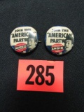 Amoco Gas 1940's Advertising Pinbacks