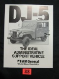 Jeep Dj-5 Advertising Brochure