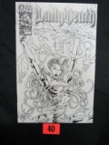 Lady Death #4/1998 B/w Variant Cover