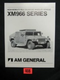 Jeep Hummer Xm Series Brochure Lot