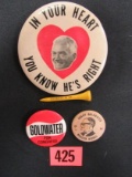 Goldwater (1964) Campaign Novelty Items