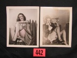 Vintage Semi-nude Pin-up Photo Lot (2)