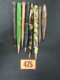 Lot Of (8) Antique Mechanical Pencils
