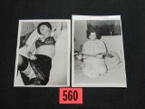 Vintage Semi-nude Pin-up Photo Lot (2)