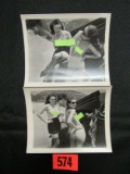 Vintage Semi-nude Pin-up Photo Lot (2)