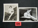 Vintage Semi-nude Pin-up Photo Lot (2)