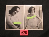 Vintage Semi-nude Pin-up Photo Lot (2)