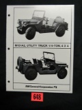 M-151 Jeep Utility Truck Brochure