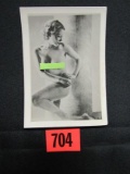 Vintage Semi-nude Pin-up Photo