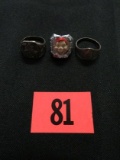 Group Of (3) Antique Premium Rings