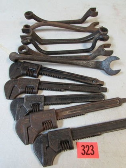 Grouping of Antique Wrenches All signed Ford