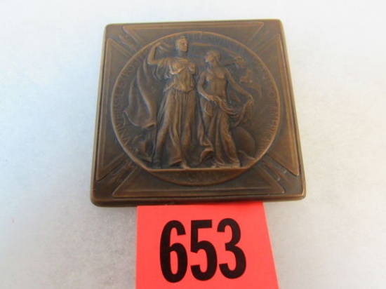 Rare Original 1904 Louisiana Purchase Exposition Art Medal (Made of Bronze)