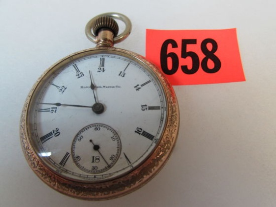 1894 Elgin 18s 7 Jewel Pocket Watch