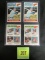 Lot (4) 1977 Topps Andre Dawson Rc (2) And George Brett (2)
