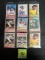 Lot (9) 1976 Topps Baseball Star Cards