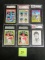 Lot (6) Assorted 1970's Baseball Cards; All Graded