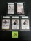 Lot (5) Certified Pack Pulled Autograph Baseball Cards ; All Sgc Graded
