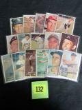 Lot (16) 1957 Topps Baseball Cards