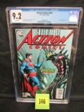 Action Comics #868 (2008) Frank Cover Braniac App Cgc 9.2