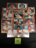 Lot (16) 1955 Bowman Baseball Cards