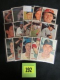 Lot (15) 1957 Topps Baseball Cards